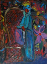 Dama w błękicie, 2003